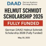 DAAD Helmut Schmidt Scholarship 2026 - Fully Funded Master’s Degree in Germany