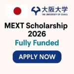 MEXT Scholarship 2026 – Fully Funded at Osaka University Japan